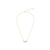 Kette mit Anhänger gelbgold Zirkonia weiß