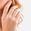 Ring Zirkonia weiß