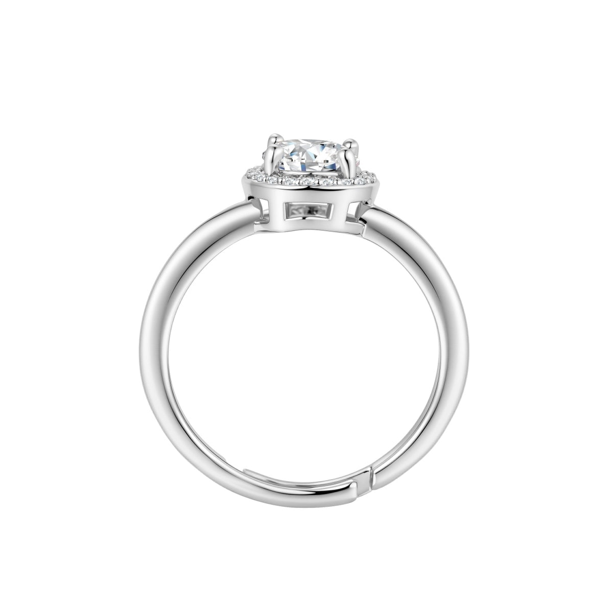 Ring Zirkonia weiß