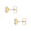 Ohrstecker gelbgold Zirkonia weiß