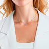 Kette mit Anhänger gelbgold Zirkonia weiß