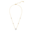 Kette mit Anhänger gelbgold Zirkonia weiß