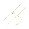 Kette mit Anhänger gelbgold Zirkonia weiß