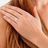 Ring Zirkonia weiß