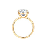Ring gelbgold Zirkonia weiß
