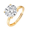 Ring gelbgold Zirkonia weiß