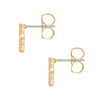 Ohrstecker gelbgold Zirkonia weiß