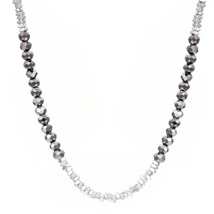 Kette Glas grau