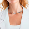 Kette Glas grau