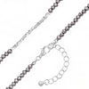 Kette Glas grau
