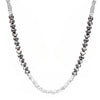 Kette Glas grau
