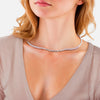 Kette Glas grau