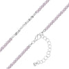 Kette Glas grau