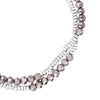 Armband Glas grau