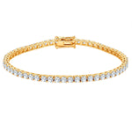 Armband gelbgold Zirkonia weiß