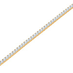 Armband gelbgold Zirkonia weiß