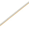 Armband gelbgold Zirkonia weiß
