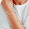 Armband roségold Zirkonia weiß