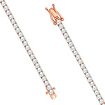 Armband roségold Zirkonia weiß