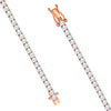 Armband roségold Zirkonia weiß