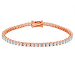 Armband roségold Zirkonia weiß