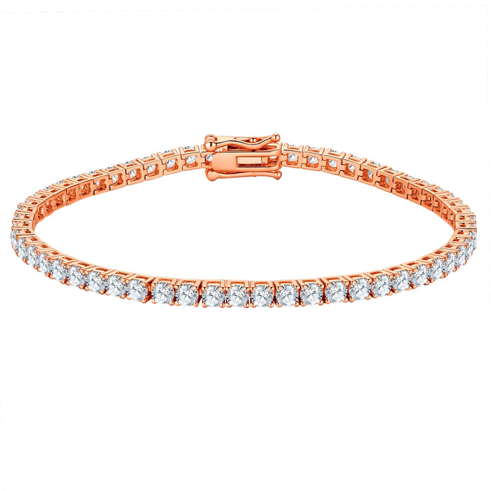 Armband roségold Zirkonia weiß