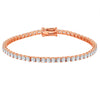 Armband roségold Zirkonia weiß