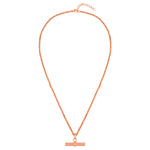 Kette mit Anhänger Edelstahl roségold