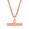 Kette mit Anhänger Edelstahl roségold